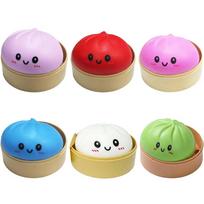 6 Colors Simulated Dumpling Squishy Relaxing  Antistress Enhance Happiness Reusable Rebound Squeeze Reliever Toy beige