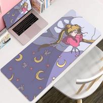 Pink Sailor Moon Mouse Pad Large Non Slip Keyboard Desktop Mousepad Laptop Anime Laptop Kawaii Desk Mat Cartoon Extend Game Pads 800x300x2mm