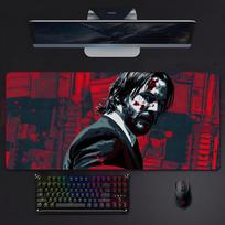 Cool Action Movie Jjohn Wick Mouse Pad Large Gaming Mousepad With Stitched Edges Thickened Desk Mat Pc 800x400x2mm