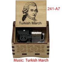 Mozarto Rondo Alla Turca Turkų maršas 18 natų Mechaninė muzikinė dėžutė Fortepijono mokytojams Studentams Gimtadienio Kalėdų Naujųjų Metų Dovana 3 241-A7