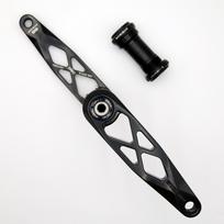 EVOSID Ultralight MTB Bike Crank 165mm DUB Axis 29mm Mountain Bicycle Crankset 170mm 3-nail Straight Installation For Enduro AM 160mm