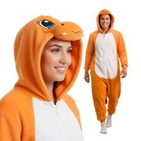 Pajamas Onesie Kigurumi Costume Pokemon Charmander : 145-155Cm beige