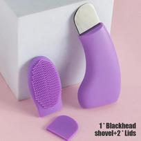 Facial Blackhead Removal Tool Silicone Nose Whitehead Remover Face Scraper for Deep Cleansing Brush Face Spatula Skin Care Tool