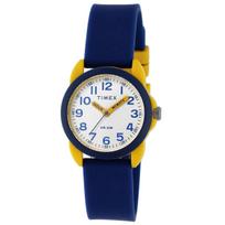TIMEX Kids Unisex Quartz Watch 30M Waterproof White Dial Acrylic Crystal TW2W92100 blue