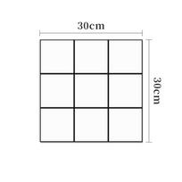 30 * 30 cm plytelių imitacija, lipni vandeniui atspari drėgmei sienų lipdukas vonios kambario virtuvės sienų apdaila 10PCS