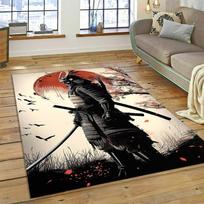 27 Stiliaus Naujas Japonų Samurajus Bushido Katana Animacinis Kilimas Kilimas Svetainei Miegamajam Namų Sofos Dekoravimui, Neslystantis Grindų Kilimėlis 70x100cm( 27x39in )