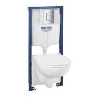 112957SH00 Komplektas SOLIDO 5 IN 1 WC, pakabinamas klozetas su dangčiu