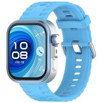 Originalus silikonas Huawei Watch Fit 4 pro 3 dirželiui Išmaniojo laikrodžio priedai Pakeičiama juosta Apyrankė Huawei Watch fit 4 juosta Huawei Fit 3 mėlyna