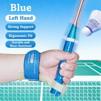 Strong Support Badminton Wrist Support Easy to Wrap Stabilizes Wrist Wrist Support Trainer Soft Wrap Badminton Stable Swing blue