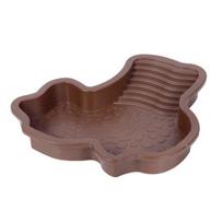 Vėžlio vandens dubuo su rampa 2-in-1 Didelis roplio lesalas maudymosi baseinas akvariumo ornamentas driežui gekonui vėžiui gyvatei barzdotajam drakonui A brown