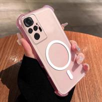 Dėklas Xiaomi Redmi Note 10 Pro 4G Mielas Oro Pagalvėlės Kampas Pastelinės Spalvos Matinis Magnetinis Korpusas Pusiau Atsparus Smūgiams Telefono Dangtelis Redmi Note 10 Pro 4G