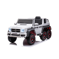 Vaikiškas elektromobilis HATIS “Mercedes-Benz G 63 AMG 6X6“, baltas