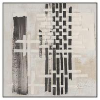 Paveikslas su rėmu, abstraktus raštas, 80 × 80 cm