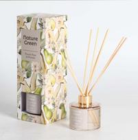 Namų kvapas su lazdelėmis „Nature Green French Pear & Freesia“, 100 ml
