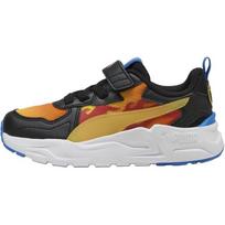 Hot Wheels x PUMA Trinity Lite Kids Black Orange Low Top Casual Shoes 401407-01 31 brown