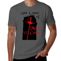 The Count of Monte Cristo Alexandre Dumas (black art) TShirt Casual Daily Wear Short Sleeve Top 4XL black