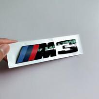 Tinka BMW Group M3 emblemai Standartinė bagažinės uodega Standartinis ABS logotipo lipdukas BMW E30 E46 E36 X1 X3 X5 X6 X7 F30 F20 yo2