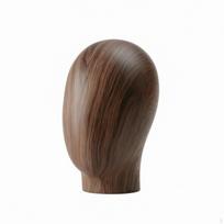Manekeno galva su mediniu stovu Stalo kepurių demonstravimo modelis Medžio rašto Plaukų priauginimo dalis skirtas Female No Ears black