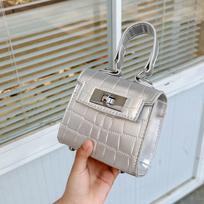 Children's Small Diagonal Messenger Bag Versatile Crossbody Storage Purse for Girls one size sidabras