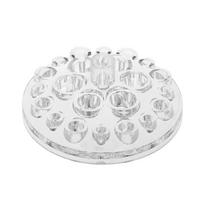 4pcs Transparent Tattoo Ink Cup Holder Tattoo Machine Pen Holder Stand For Permanent Makeup Eyebrow Lips Caps Tattooing Tool white