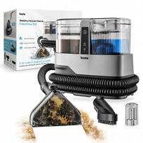 BOSTE plaunantis dulkių siurblys, skirtas kilimams, apmušalams, automobiliams, lovoms ir sofoms, 600W