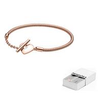 Pandora Alloy Bracelets Women's 589285C00 17-Brand Original Box rožinio aukso spalvos