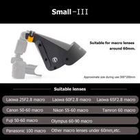 Matuoklis Universalus Blykčio Minkštas Difuzorius Reflektorius Speedlight Snoot Makro Objektyvo Fotografavimui Kameros Blykčio Šviesos Priedai Small-3 gray