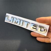 Naujas 1 vnt. 3D metalinis LIMITED automobilio šoninis sparnas, galinės bagažinės emblema, lipdukai JEEP Wrangler Compass Commander Cherokee sidabras