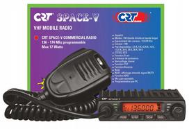 CRT Space COM V VHF radijas 136-174 MHz 17W 199CH CTCSS DCS