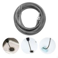 Drain Cleaning Tool, Blockage Remover, Flexible Bathtub Cleaner, Cleaner 1.5M black