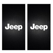 Car Middle Column Scratch Protection Decorative Paster Sticker For JEEP Renegade Patriot Wrangler Cherokee Compass GrandCherokee white