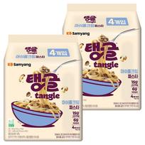 SAMYANG Tangle Mushroom Cream Pasta Rich Mushroom Flavor Creamy Sauce Instant Noodle 105g x 8 Packs gray