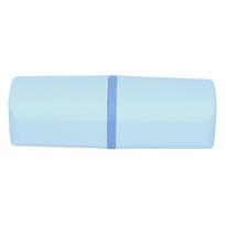 Portable Toothbrush Holder Toothbrush Storage Box Toothpaste Box for Indoor Outdoor Camping Travel mėlyna