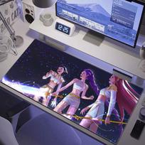 Kpop Ddemons Hhunters Xxl Mouse Pad High Quality Natural Rubber Mouse Pad The Most Professional Washable Laptop Hybxaxc 800x300x2mm black