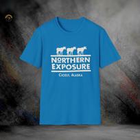 Šiaurės ekspozicija marškinėliai | Softstyle Tee XL blue