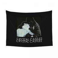 Crystal Castles Gobelenas Hippie Audinys Sienos Pakabinimas Elektroninės Muzikos Dekoras Miegamojo Fono Audinys Raganavimo Sieninis Gobelenas 100X150CM