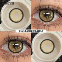 EYESHARE spalvoti kontaktiniai lęšiai 1 pora NEW York PRO Series Beauty Pupilentes Spalvoti kontaktiniai lęšiai Cosplay spalvoti kontaktiniai lęšiai akims brown