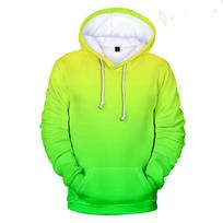 Neoninis žalias gobtuvas vyrų/moterų Harajuku pavasario rudens drabužiai 3D vyriški megztiniai megztiniai Gatvė Spalvinga spauda Hip Hop tendencija 4XL L yellow
