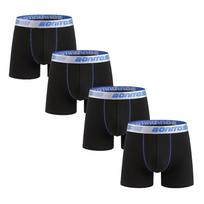 4pcs Cotton Men's Panties Sexy Mens Underpants Letter Elastic Band Boxer Briefs Men Boxers Underwear Man Shorts S juoda