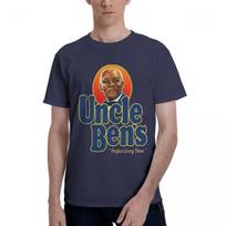 Uncle Bens Rice 100 Cotton Casual Breathable Confortable T Shirt Mens TShirts Men TShirt M blue