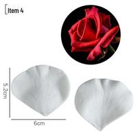 Peony Rose Silicone Mold for Fondant and Gum Paste Cake Decoration black