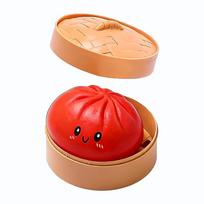 Blind box Colorful Simulated Dumpling Squishy Relaxing Relieve Anxiety Antistress Enhance Happiness Rebound Squeeze Reliever Toy beige