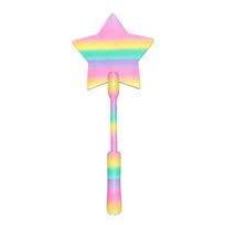3D Printed Star Shaped Magic Wand NFC Card Holder Shell 35 5cm Length Durable Plastic Material Lightweight Design One Size beige
