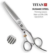 TITAN Profesionali Kirpimo Žirklių Kirpėjo Žirklių Ploninančių Žirklių Plaukų Žirklių 6 Colių 6.5 Colio Japonija 440C Plienas white