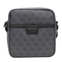 Guess, Vezzola, Document Holder, Textile Crossbody Bag, Black, For Women black