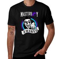 Masterboy  Dance 90s blue purple collectors edition TShirt Basic Comfort Fit TShirt for Men 4XL black