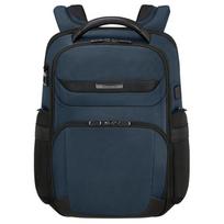 Samsonite Pro-DLX 6 15-Inch Slim Expandable Multi-Pocket Zipper Closure Commuter Backpack Men Backpack Blue KM2-01018 Basic Set (Bag) black