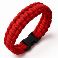 Mark-4 Tightly Woven Paracord (Red) Medium red