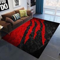Dark Scratches Carpet Living Room Bedroom Bedside Decoration Floor Mat Home Entrance Door Mat Non Slip Kitchen Washable Carpet 60x90cm24x35in red