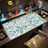 Electric Jägermeister Bottle Large Mouse Pad Gaming Laptop Mouse Pad Ultra-Long Desk Mat Non-Slip Rubber Base Gaming Accessories Ideal Gift for Gamers 30cmx60cm